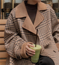 画像をギャラリービューアに読み込む, 韓国系 トロチェッククラシックコート