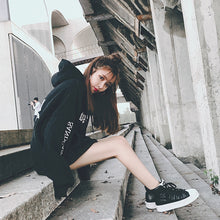 画像をギャラリービューアに読み込む, レディース オーバーサイズビッグ パーカー トップス韓国風  秋冬