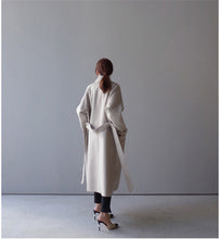 画像をギャラリービューアに読み込む, 35%OFF レディース チェスターコート ルーズコート　柔らかコート ロング丈 コート秋冬新品