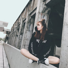 画像をギャラリービューアに読み込む, レディース オーバーサイズビッグ パーカー トップス韓国風  秋冬