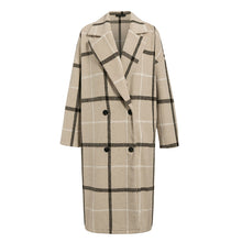 画像をギャラリービューアに読み込む, チェック柄チェスターコート