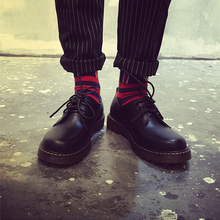 画像をギャラリービューアに読み込む, 40%OFF メンズ お洒落なレースアップブーツブラック 靴 秋冬 男女兼用