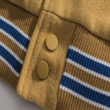 画像をギャラリービューアに読み込む, スタジャン　レトロ　刺繍　PUレザーステッチ　ストリート