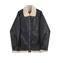 画像をギャラリービューアに読み込む, ジャケット レザージャケット スタジャン　ボア PU
