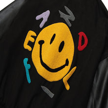 画像をギャラリービューアに読み込む, スタジャン アウター スマイル サガラワッペンPU