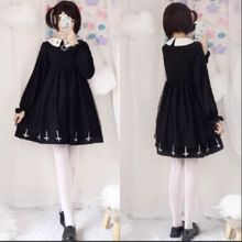 画像をギャラリービューアに読み込む, レディース    ゴスロリ 可愛いワンピース ワンピース 秋冬
