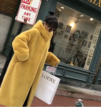 画像をギャラリービューアに読み込む, ロングファーコート♪秋冬韓国アウター、ダウン、ムートンジャケット  秋冬