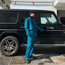 画像をギャラリービューアに読み込む, 20%OFF メンズ テーラードジャケットセットアップ 秋冬 ダブル チェック 上下两点セット