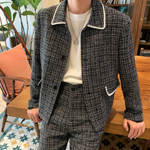 画像をギャラリービューアに読み込む, 20%OFF メンズ 韓国系 セットアップ シャネル ジャケット スーツ 送料無料