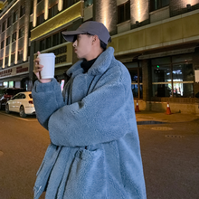 画像をギャラリービューアに読み込む, 人気商品！おしゃれな ビッグ ボアジャケット メンズ 韓国 ファッションアウターブルゾン 秋冬