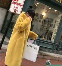 画像をギャラリービューアに読み込む, ロングファーコート♪秋冬韓国アウター、ダウン、ムートンジャケット  秋冬