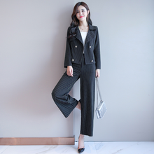 画像をギャラリービューアに読み込む, 20%OFF レディーススーツ セットアップ ストライプ 上下两点セット 秋冬