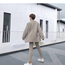 画像をギャラリービューアに読み込む, 20%OFF 韓国系 メンズ ジャケット セットアップ ギャルソン ヨウジ スーツ上下两点セット