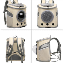 画像をギャラリービューアに読み込む, 猫犬兼用 ペット用キャリーバッグ 宇宙船カプセル型ペットバックパック