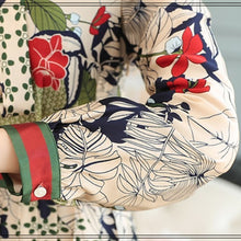 画像をギャラリービューアに読み込む, パーティー プリーツスカート プリント ワンピ リボン  結婚式 ワンピース  秋冬新品