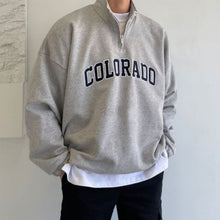 画像をギャラリービューアに読み込む, ユニセックス ハーフジップスウェット ロゴMTM 3色