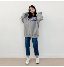 画像をギャラリービューアに読み込む, MUAHMUAH COMBI POINT SIGNATURE HOODIE 4色 ダボっと