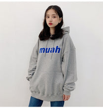画像をギャラリービューアに読み込む, MUAHMUAH COMBI POINT SIGNATURE HOODIE 4色 ダボっと