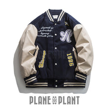 画像をギャラリービューアに読み込む, ニュートラル アメリカン レトロ スタジャン ジャケット 秋冬 2色