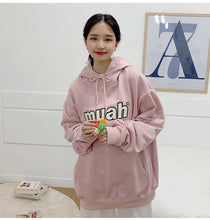画像をギャラリービューアに読み込む, MUAHMUAH COMBI POINT SIGNATURE HOODIE 4色 ダボっと