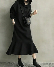 画像をギャラリービューアに読み込む, デイリーワンピース ロング カジュアル デートワンピース 秋冬新品 2色