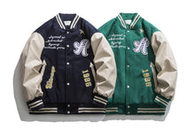 画像をギャラリービューアに読み込む, ニュートラル アメリカン レトロ スタジャン ジャケット 秋冬 2色