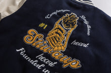 画像をギャラリービューアに読み込む, ニュートラル アメリカン レトロ スタジャン ジャケット 秋冬 2色