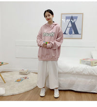 画像をギャラリービューアに読み込む, MUAHMUAH COMBI POINT SIGNATURE HOODIE 4色 ダボっと