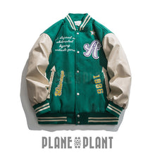 画像をギャラリービューアに読み込む, ニュートラル アメリカン レトロ スタジャン ジャケット 秋冬 2色