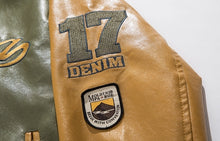 画像をギャラリービューアに読み込む, ニュートラル アメリカン レトロ スタジャン ジャケット 秋冬 4色