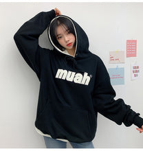画像をギャラリービューアに読み込む, MUAHMUAH COMBI POINT SIGNATURE HOODIE 4色 ダボっと